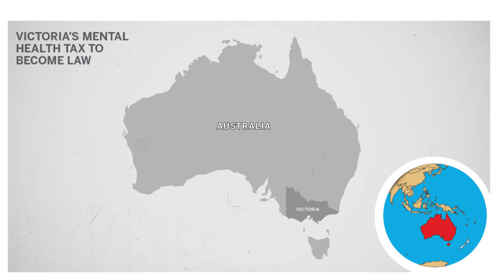 Map of Victoria Australia