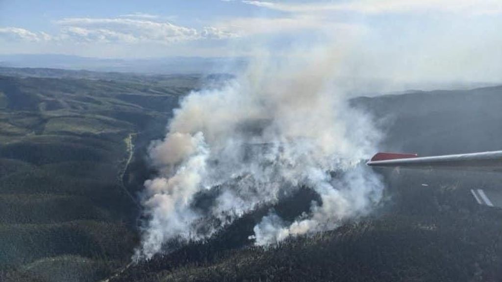 The Ellis Fire near the Smith River in Montana ignited this week and quickly grew to cover 75 acres. (Inciweb/National Wildfire Coordinating Group) 